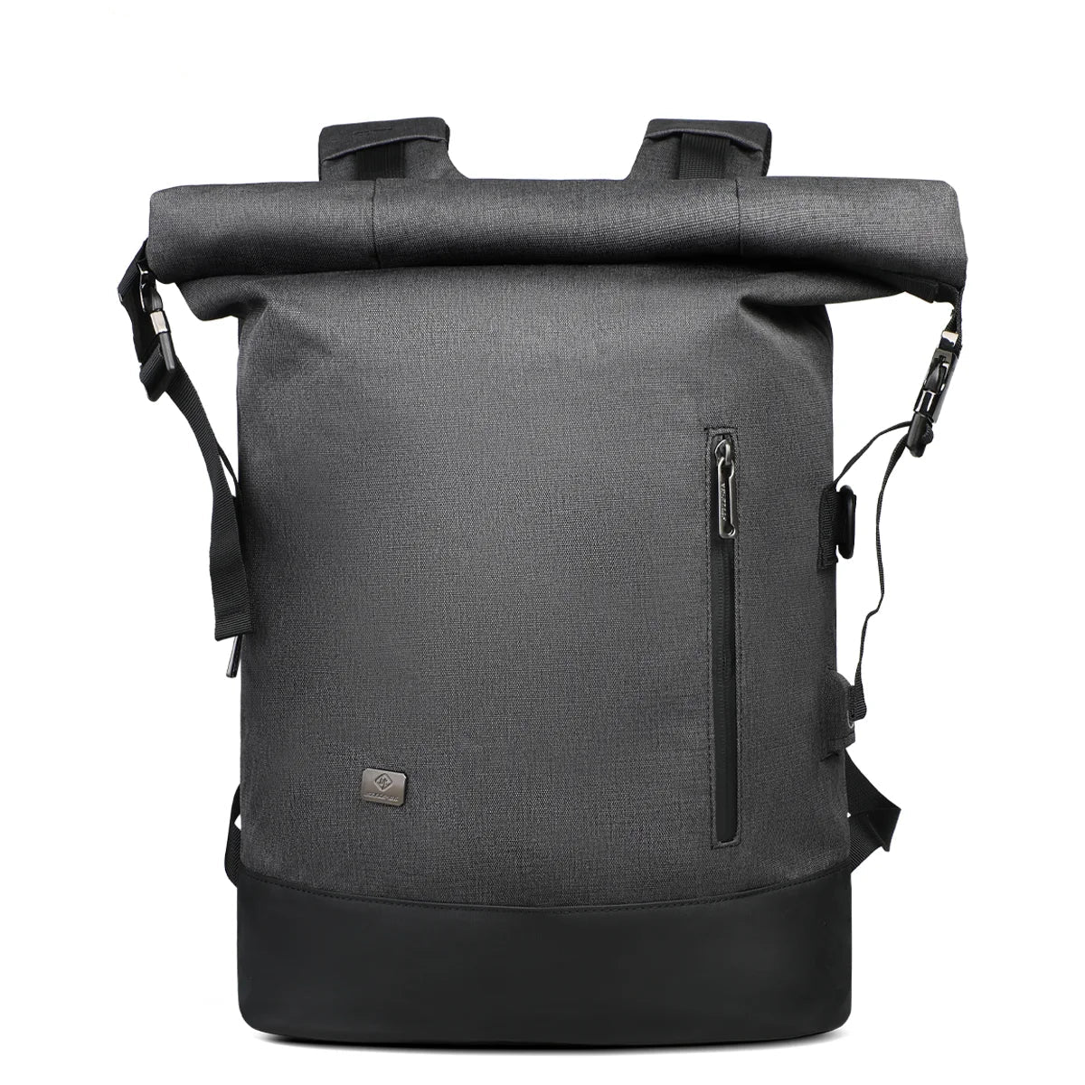 Avelena | URBANTRAIL Rolltop Rucksack – Erweiterbarer & wasserdichter Reisetrage mit USB-Anschluss und Laptopfach