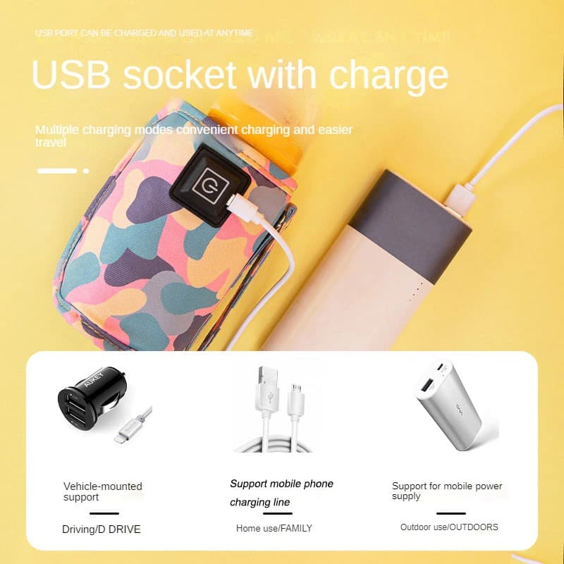 Avelena | Babyflaschenwärmer Sleeve - Usb Strom