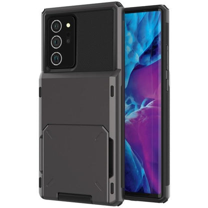 Avelena | Stoßfeste Brieftaschenhülle für Samsung Galaxy S