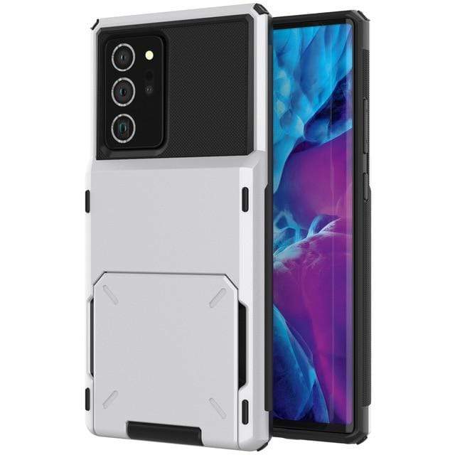 Avelena | Stoßfeste Brieftaschenhülle für Samsung Galaxy S