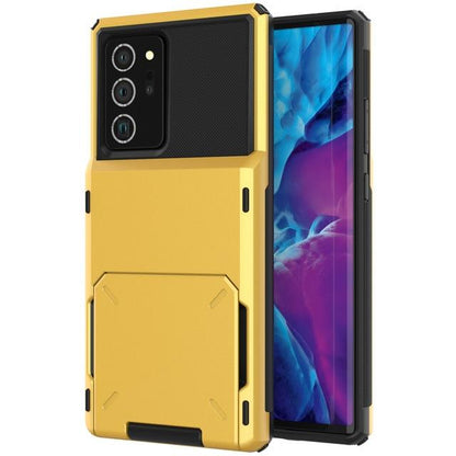Avelena | Stoßfeste Brieftaschenhülle für Samsung Galaxy S