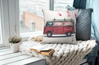 Avelena | Doppelter Liner Sack Love Bus Kissenbezug