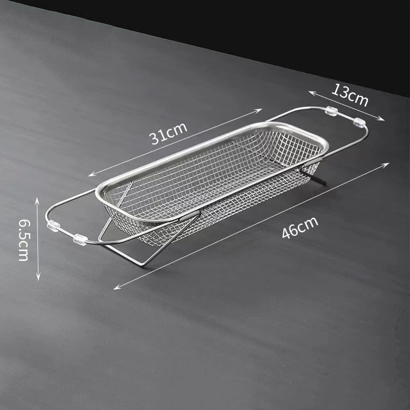 Avelena | Erweiterbarer Spülbecken-Siebeinsatz | Vollmetall