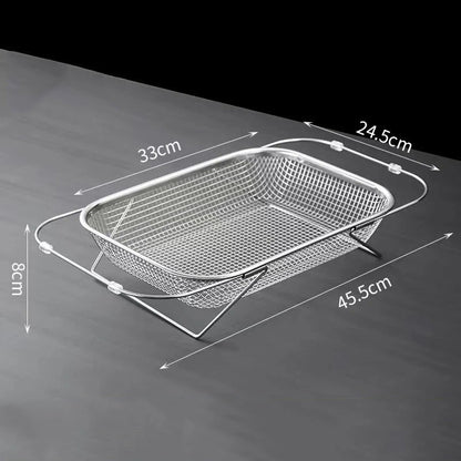 Avelena | Erweiterbarer Spülbecken-Siebeinsatz | Vollmetall