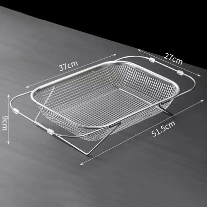 Avelena | Erweiterbarer Spülbecken-Siebeinsatz | Vollmetall