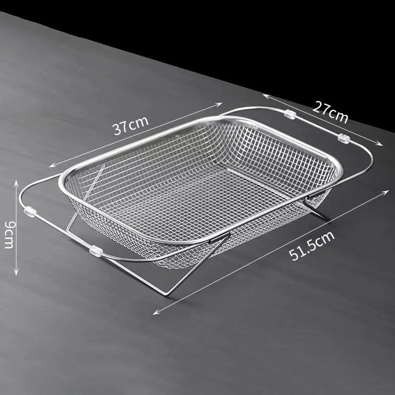 Avelena | Erweiterbarer Spülbecken-Siebeinsatz | Vollmetall