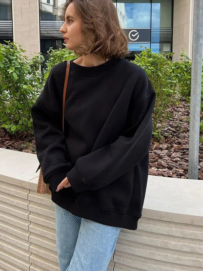 Avelena | Yviana Oversized Basic Sweatshirt