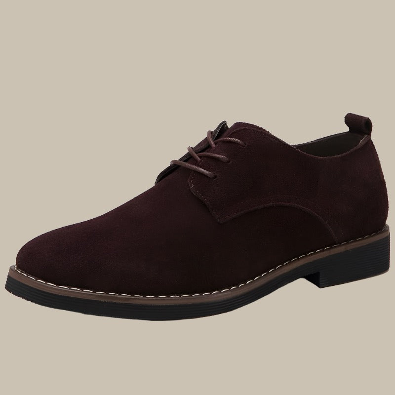 Stijlvolle herfst suede formele oxford schoenen voor mannen