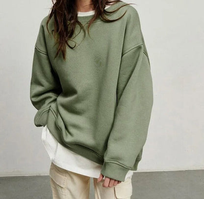 Avelena | Yviana Oversized Basic Sweatshirt