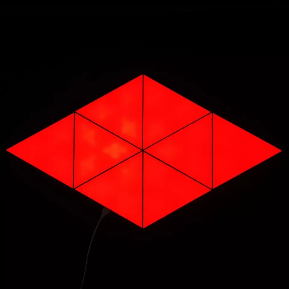 Avelena | Wandbeleuchtung – Dreieckige Farb-Led mit Smd, App und Ir