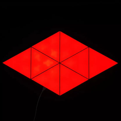 Avelena | Wandbeleuchtung – Dreieckige Farb-Led mit Smd, App und Ir