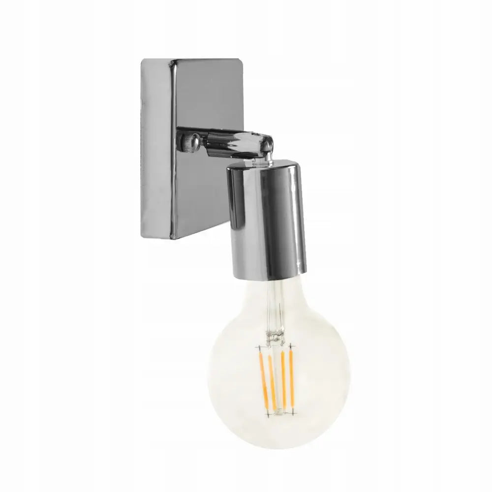 Avelena | Wandleuchte Klein Quadrat Chrom Ezo