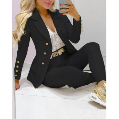 Avelena - Elegantes Damen Set mit Blazer und Hose