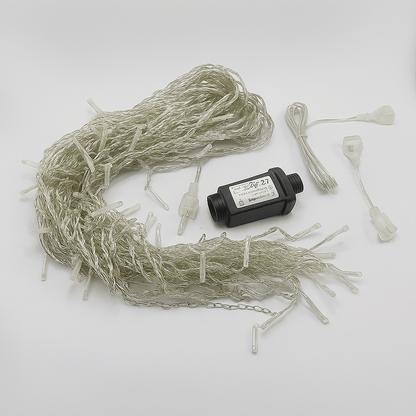 Avelena | Funkelnde Eiszapfen Lichterkette LED | Warmweiß & Kaltweiß, Erweiterbar für Innen- & Außendekoration Feiertage