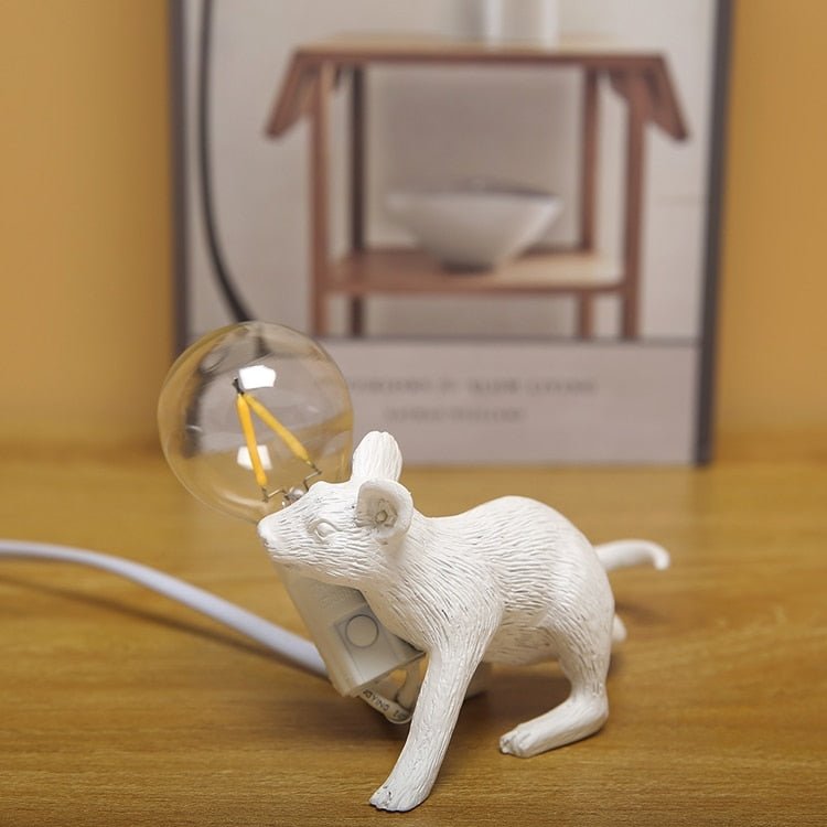 Avelena | Vintage Mouse LED Tischlampe