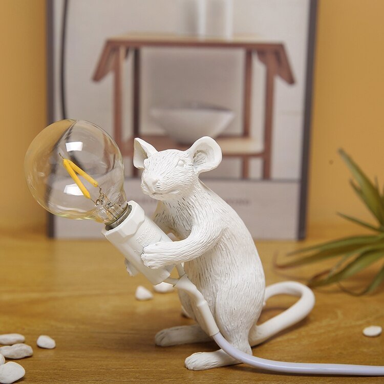 Avelena | Vintage Mouse LED Tischlampe