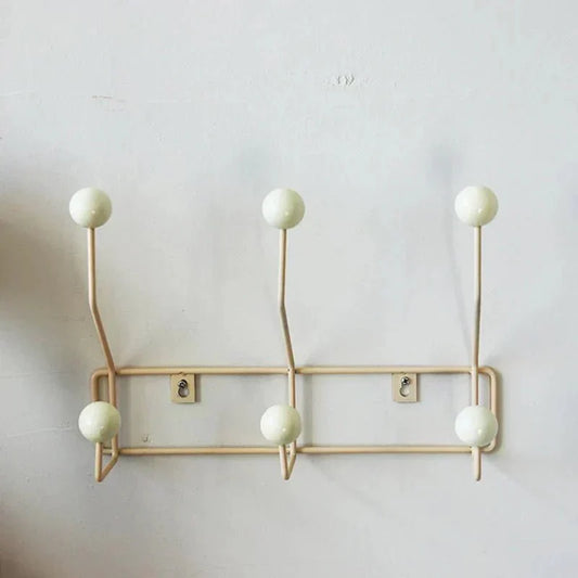 Avelena | Vintage Kleiderhaken Metall Set - Klassische Garderobe für Mäntel und Accessoires