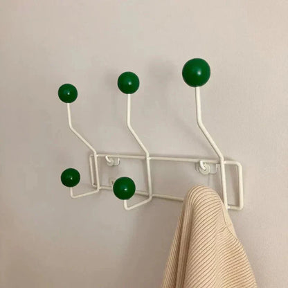 Avelena | Vintage Kleiderhaken Metall Set - Klassische Garderobe für Mäntel und Accessoires