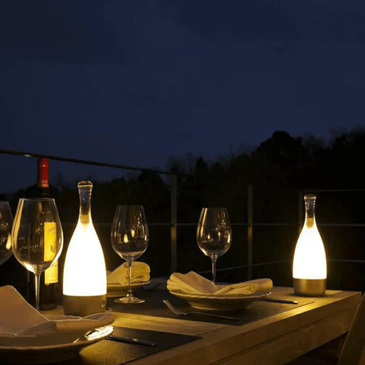 Avelena | CorkGlow - Weinflasche Tischlampe