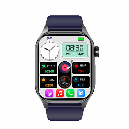 Avelena | Smartwatch mit Ecg, Blutzucker und Blutdrucküberwachung Healthsync