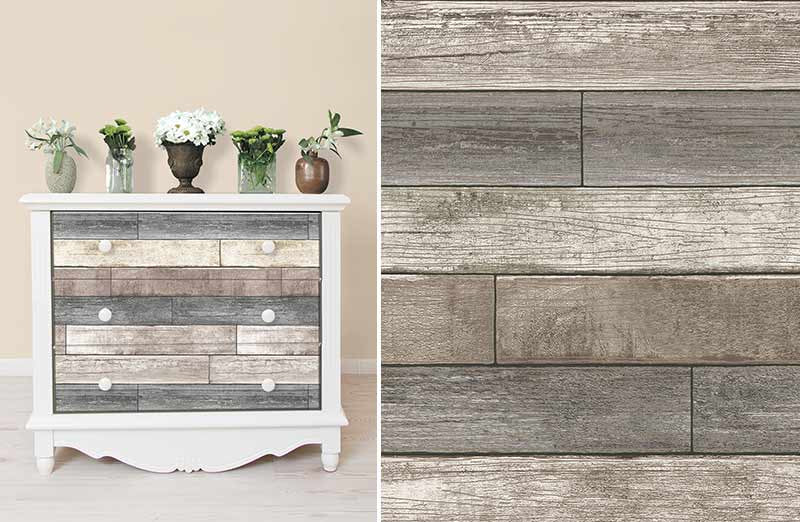 Avelena | Natürliche Holzplanken Shiplap Peel And Stick Tapete