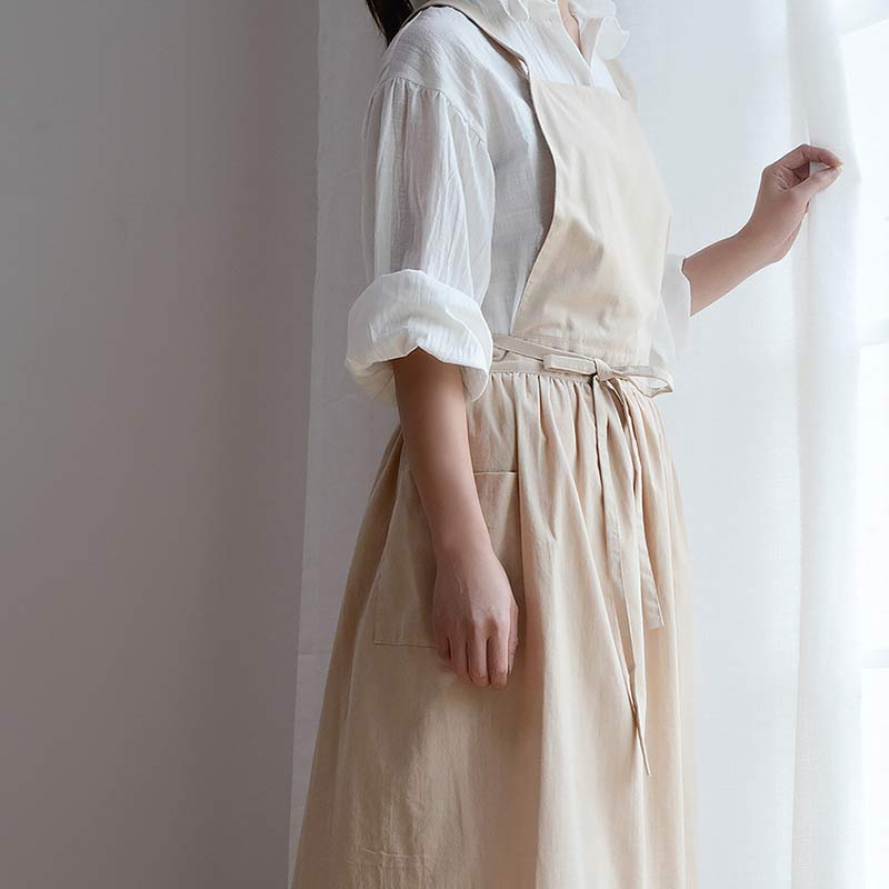 Avelena | Wasserdichtes Baumwollschürze mit praktischen Taschen - ChefMate