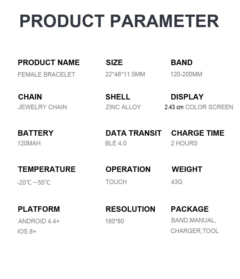 Avelena | Wasserdichter Fitness Tracker - FitStyle