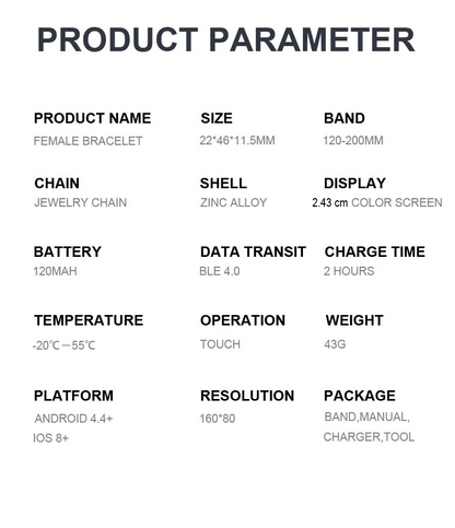 Avelena | Wasserdichter Fitness Tracker - FitStyle