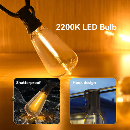 Avelena | Wasserdichte LED-Lichtkette - LumiGlow