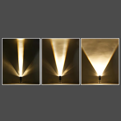 Avelena | Wasserdichte Solar LED Multi-Zoom Spotlampe | Verstellbarer Zoom. Umweltfreundlich & Ideal für Garten- und Außenbeleuchtung.