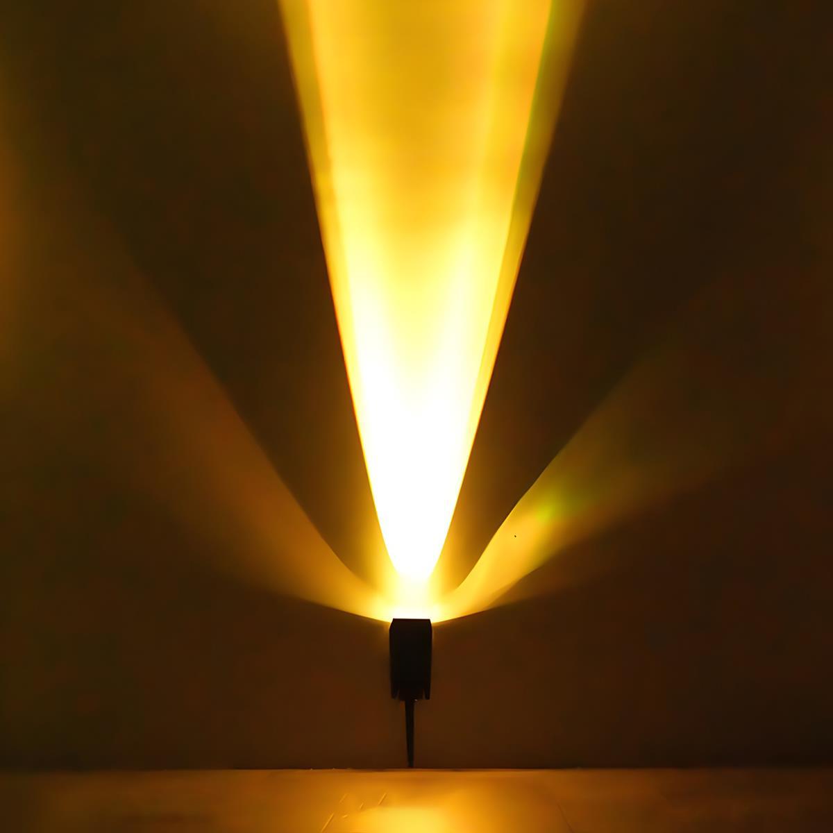 Avelena | Wasserdichte Solar LED Multi-Zoom Spotlampe | Verstellbarer Zoom. Umweltfreundlich & Ideal für Garten- und Außenbeleuchtung.