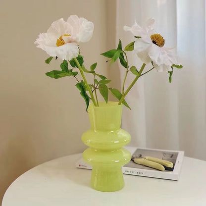 Avelena | Wellenförmige Glasblumenvase
