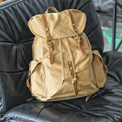Avelena | WessPack – Militärische Canvas-Rucksack Robuster & Zuverlässiger Rucksack