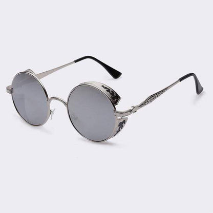 Avelena | Steampunk Vintage Runde Sonnenbrille Limitierte Auflage