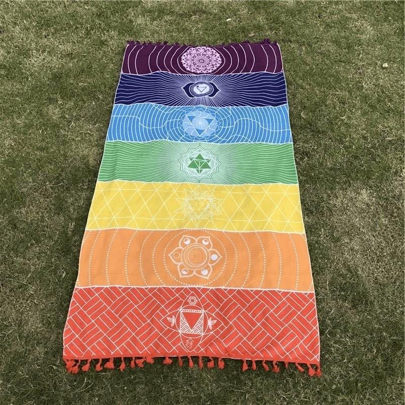 Avelena | 7 Chakra Regenbogen Yoga Matte