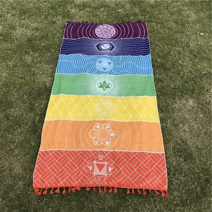 Avelena | 7 Chakra Regenbogen Yoga Matte