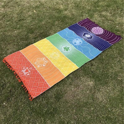 Avelena | 7 Chakra Regenbogen Yoga Matte