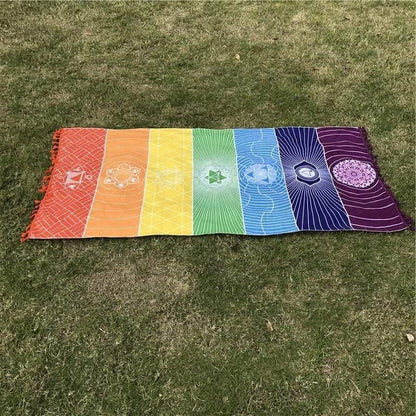 Avelena | 7 Chakra Regenbogen Yoga Matte