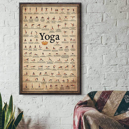 Avelena | Yoga-Posen Wandposter