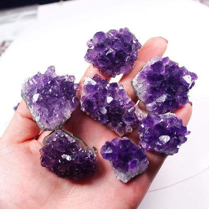 Avelena | Roh-Amethyst-Quarz-Kristall-Cluster