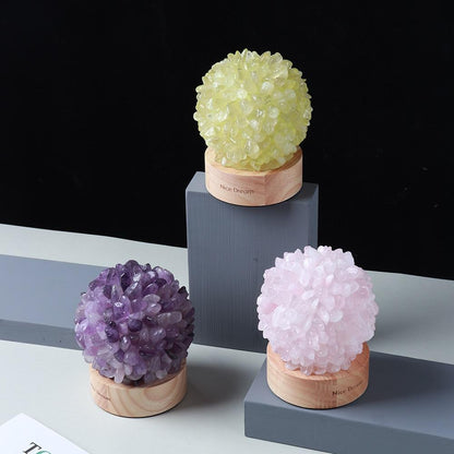 Avelena | Aventurin Quarz Kristalllampe