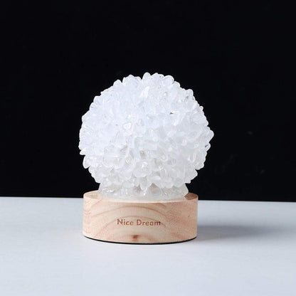 Avelena | Aventurin Quarz Kristalllampe