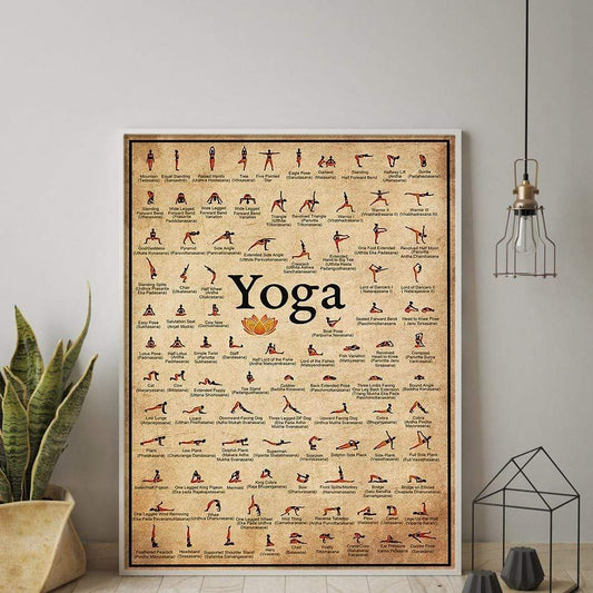 Avelena | Yoga-Posen Wandposter