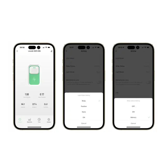 Avelena | Wifi Relais 63A mit Strommessung Tuya Smart