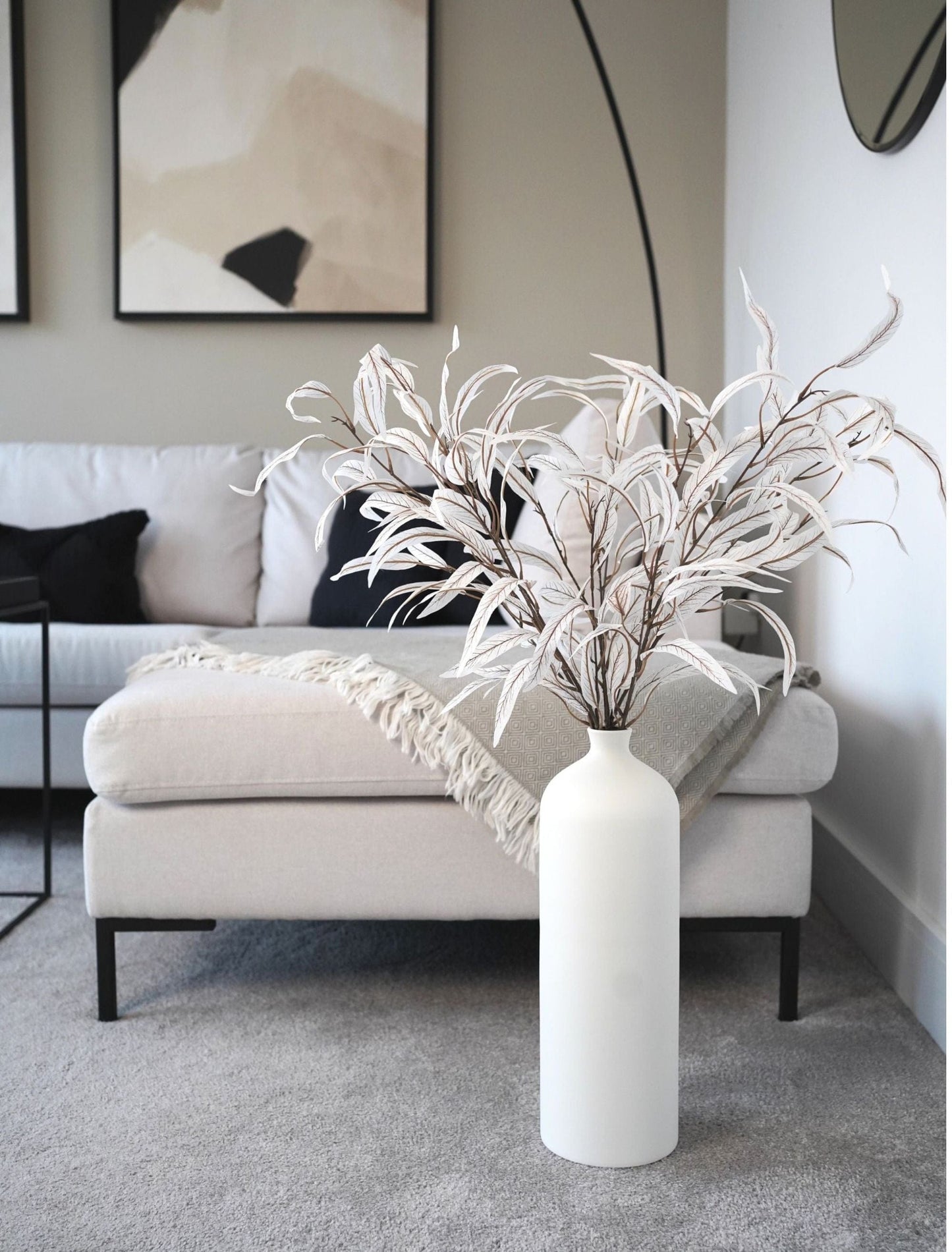 Avelena | Willow Eucalyptus Weiß - 5 Stiele