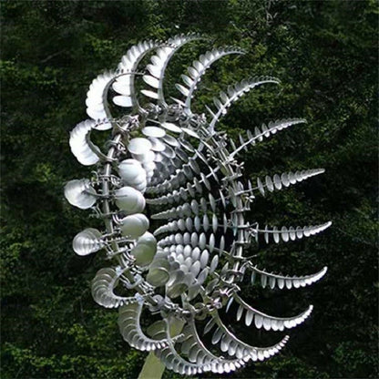 Avelena | Anti-Rost kinetische Metall Windspiel Windmühle für Außen Gartendekoration & Landschaftsgestaltung