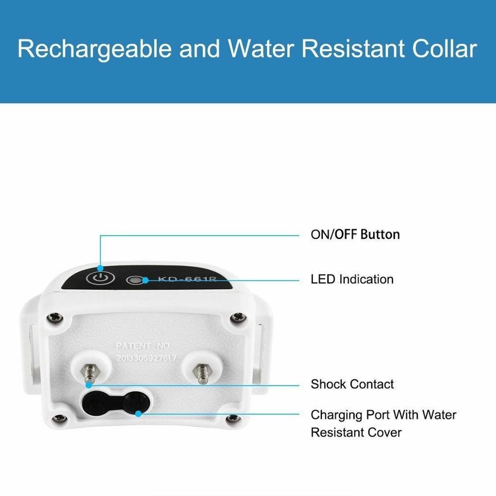 Avelena | Drahtloses Hundezäunhalsband-System | Wasserdicht, wiederaufladbar & ideal für das Training zu Hause und Outdoor-Abenteuer