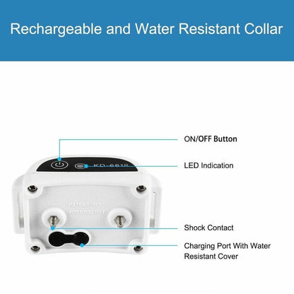 Avelena | Drahtloses Hundezäunhalsband-System | Wasserdicht, wiederaufladbar & ideal für das Training zu Hause und Outdoor-Abenteuer