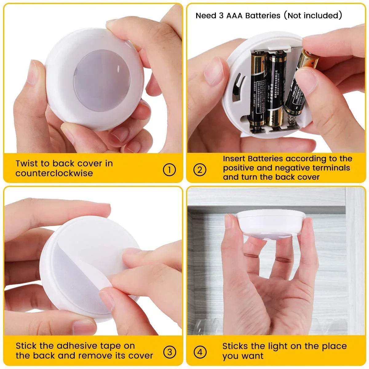 Avelena | Drahtloses RGB LED Unterbauleuchten - GlowyLed