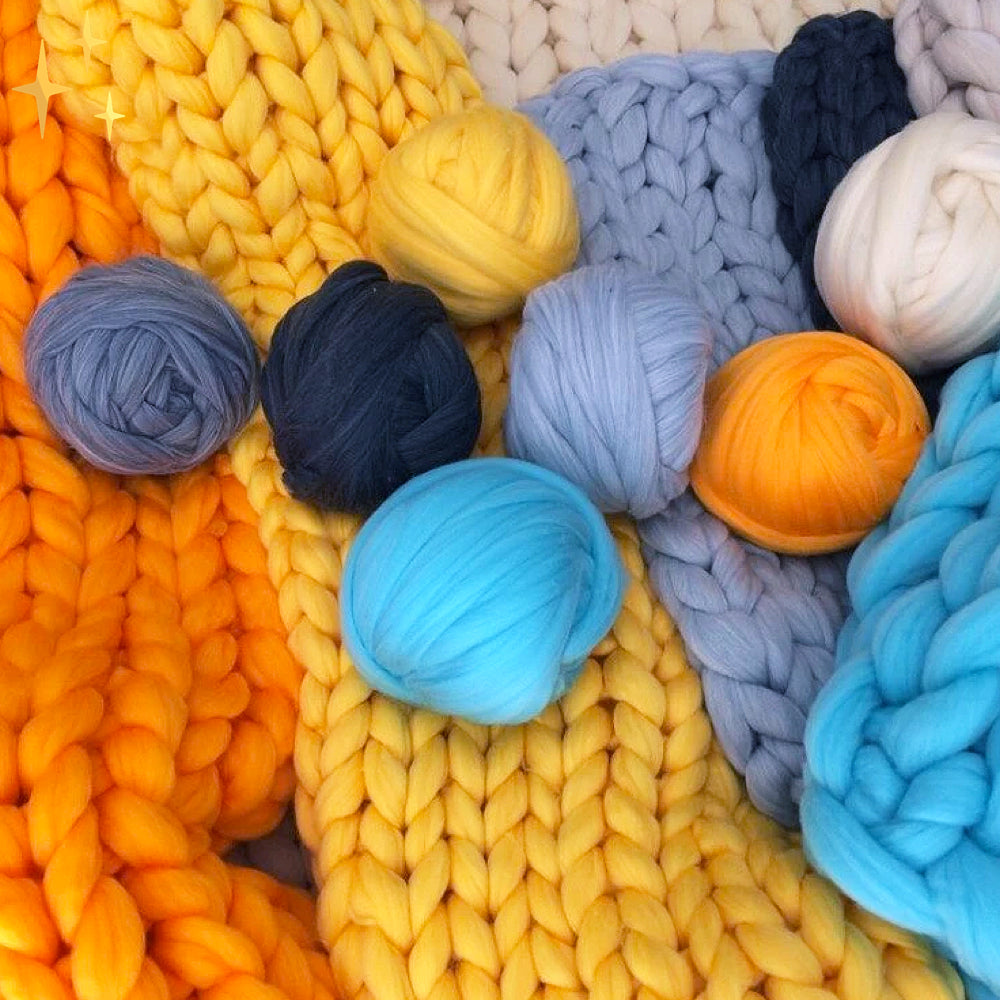 Avelena | 1000 Gramm XXL Chunky Strickgarn - LuxaWool